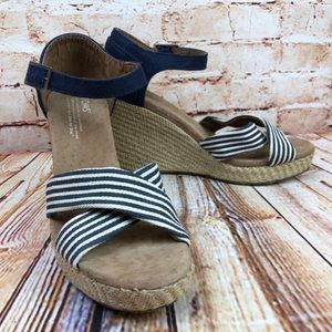 Toms striped espadrilles